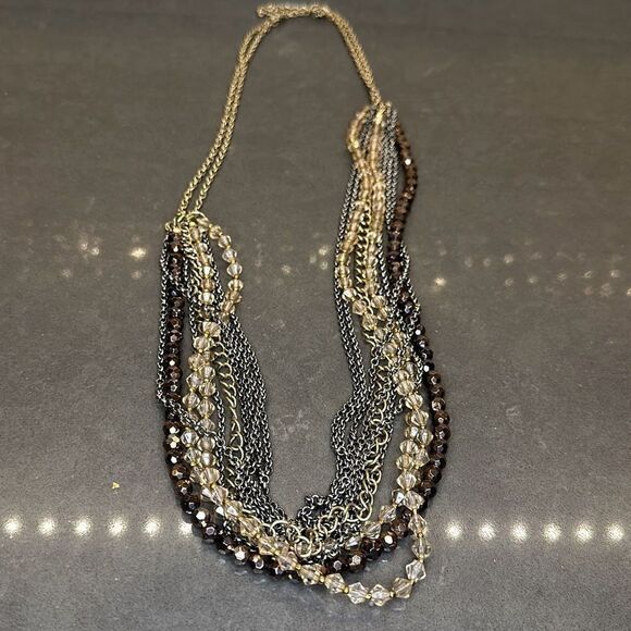 Elegant Multi Layer Necklace - Picture 4 of 4